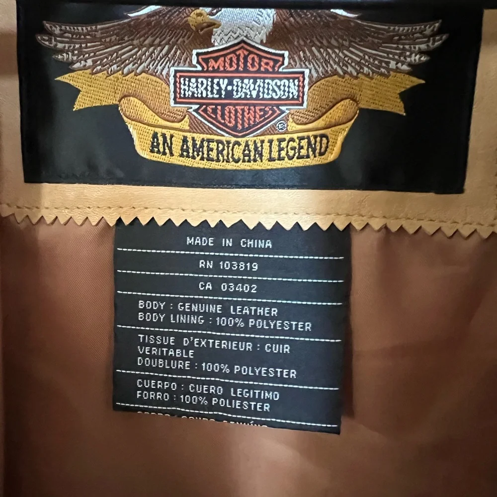 Women’s Leather Harley Davidson Jacket - Picture 5 of 9
